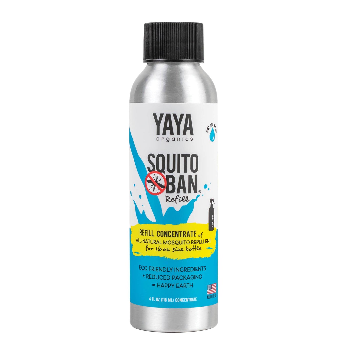 SQUITO BAN Refill Concentrate for 16 oz All-Natural Mosquito Repellent