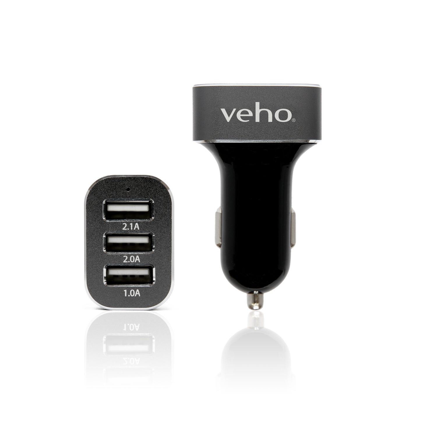 Triple USB 5V 5.1A Car Charger for all USB Charged Devices- smartphones, action cams, tablets, powerbanks, speakers etc