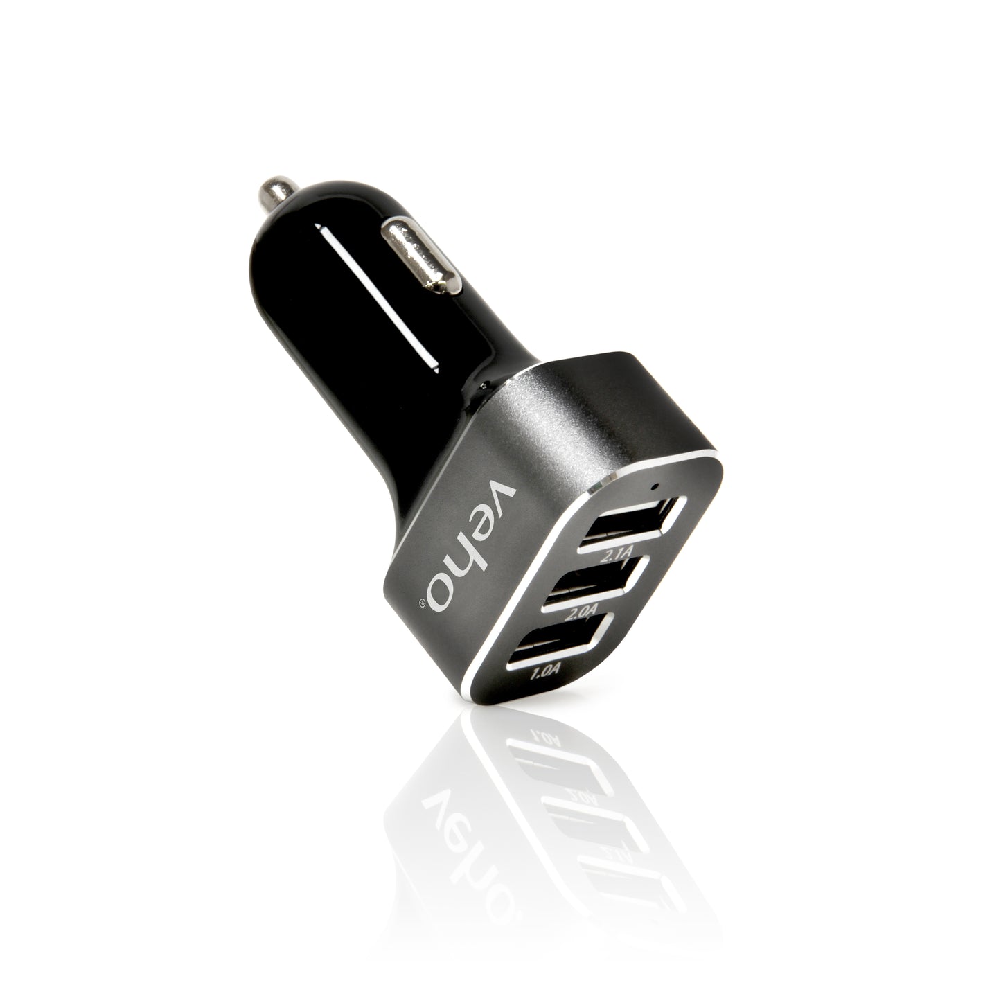 Triple USB 5V 5.1A Car Charger for all USB Charged Devices- smartphones, action cams, tablets, powerbanks, speakers etc