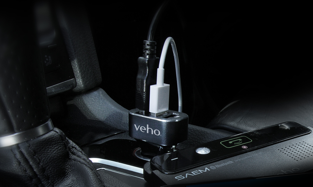Triple USB 5V 5.1A Car Charger for all USB Charged Devices- smartphones, action cams, tablets, powerbanks, speakers etc