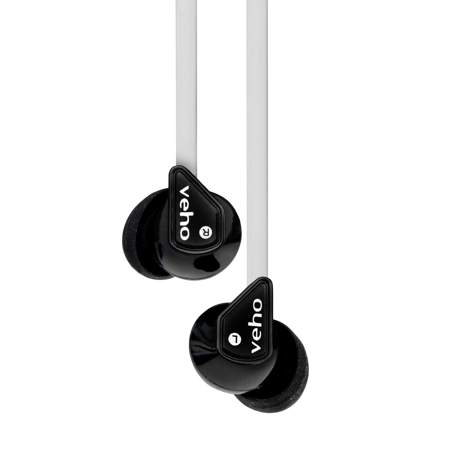 Veho Z-1 Stereo Anti-Tangle In-Ear Headphones earphones earbuds (White)