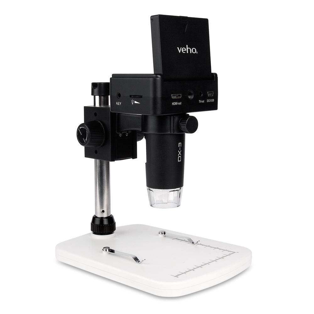 Veho DX-3 Discovery portable Digital microscope with LCD screen. 1080p HD. Up to 2000x digital zoom