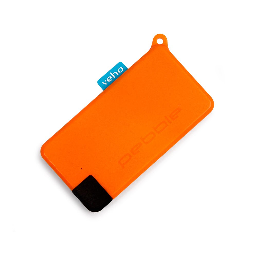Veho Pebble POKKET 1000mah micro sized keyfob power bank - Orange