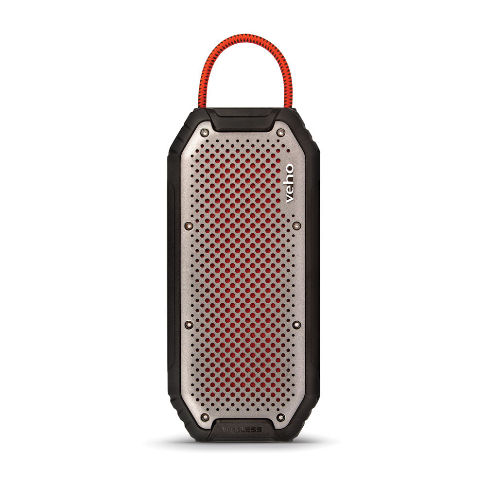 Veho MX-1 Rugged, water resistant portable bluetooth speaker with TWS and power bank