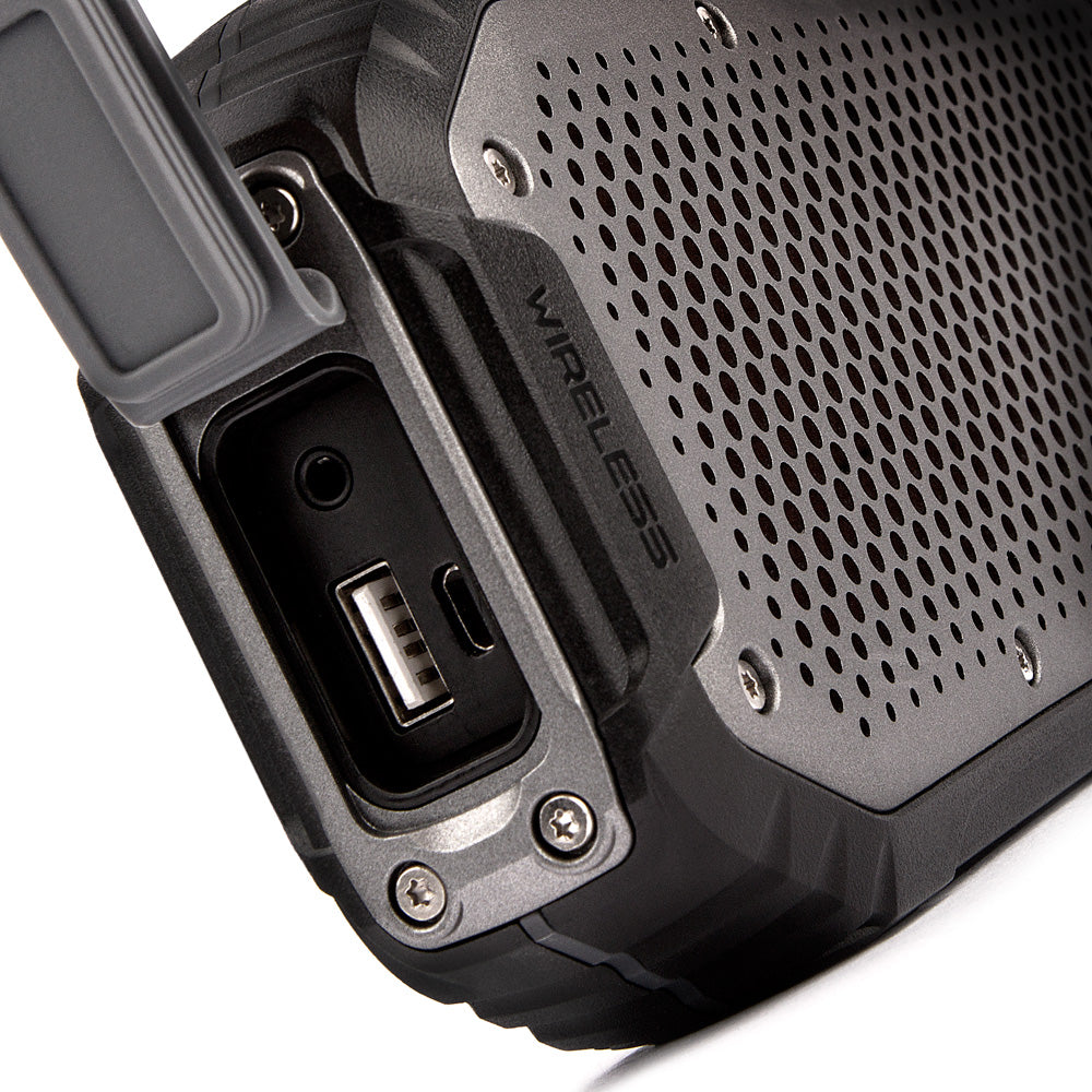 Veho MX-1 Rugged, water resistant portable bluetooth speaker with TWS and power bank