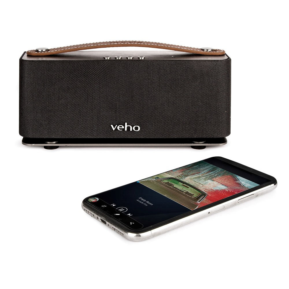 Veho MR-7 Mode Retro Bluetooth wireless speaker, 2x 4 Watts, 16 hour battery life with TWS