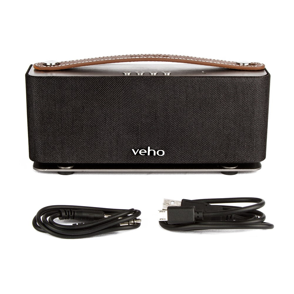 Veho MR-7 Mode Retro Bluetooth wireless speaker, 2x 4 Watts, 16 hour battery life with TWS