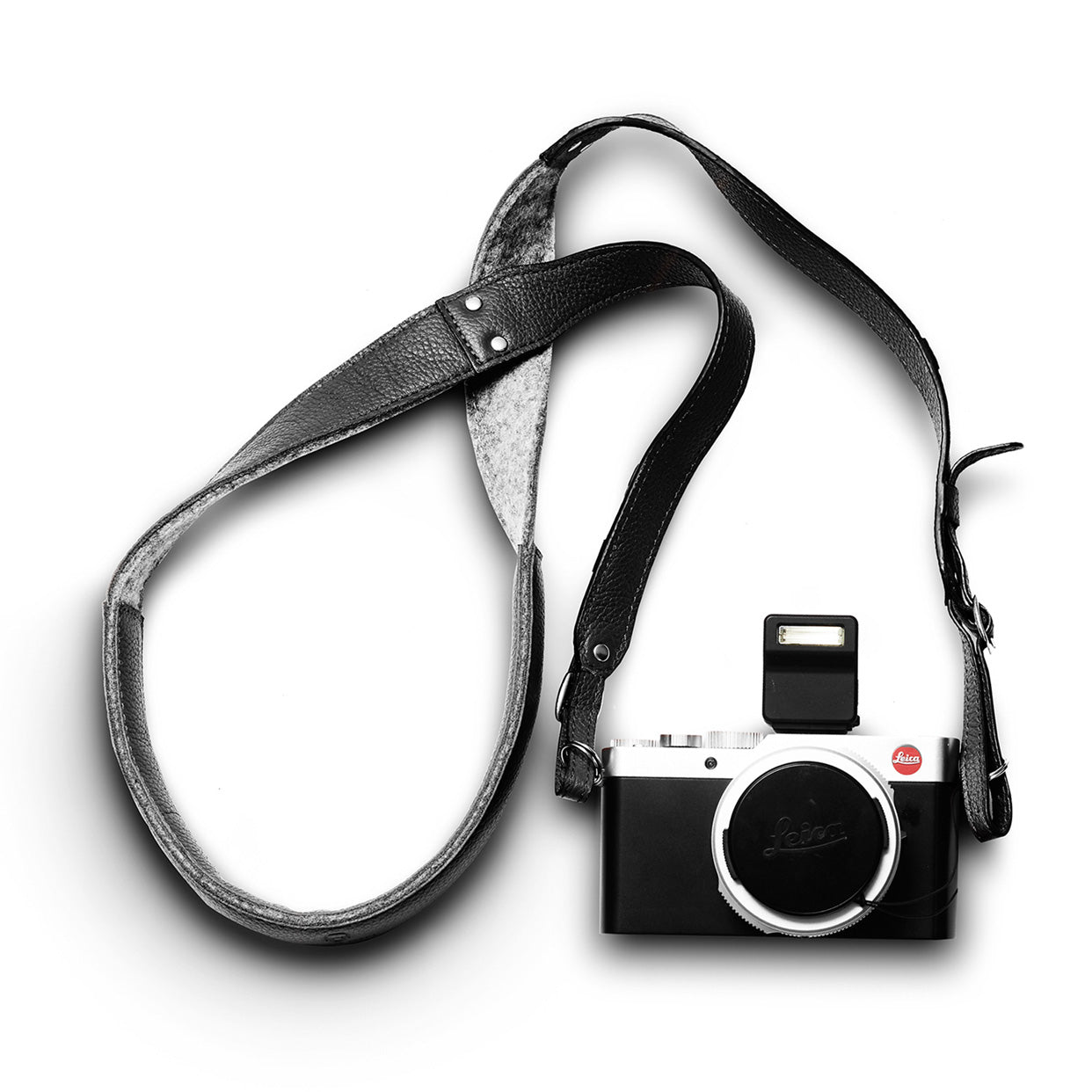 Leather Camera Strap - Scandinavian Leather & Wool Felt