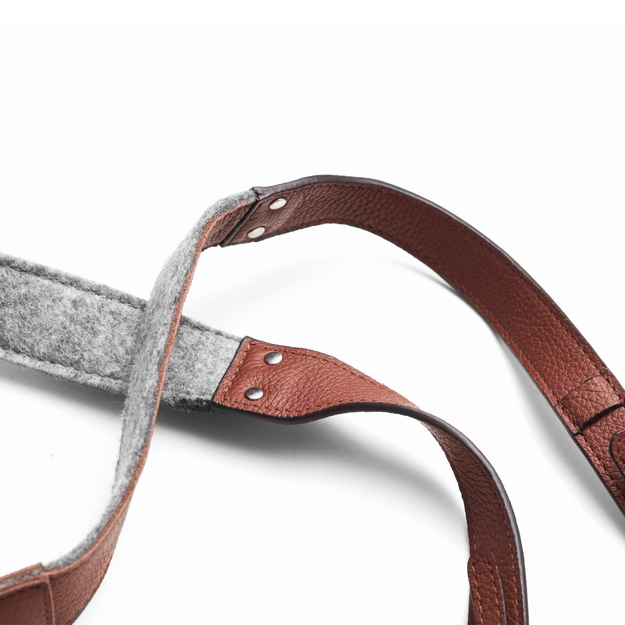 Leather Camera Strap - Scandinavian Leather & Wool Felt