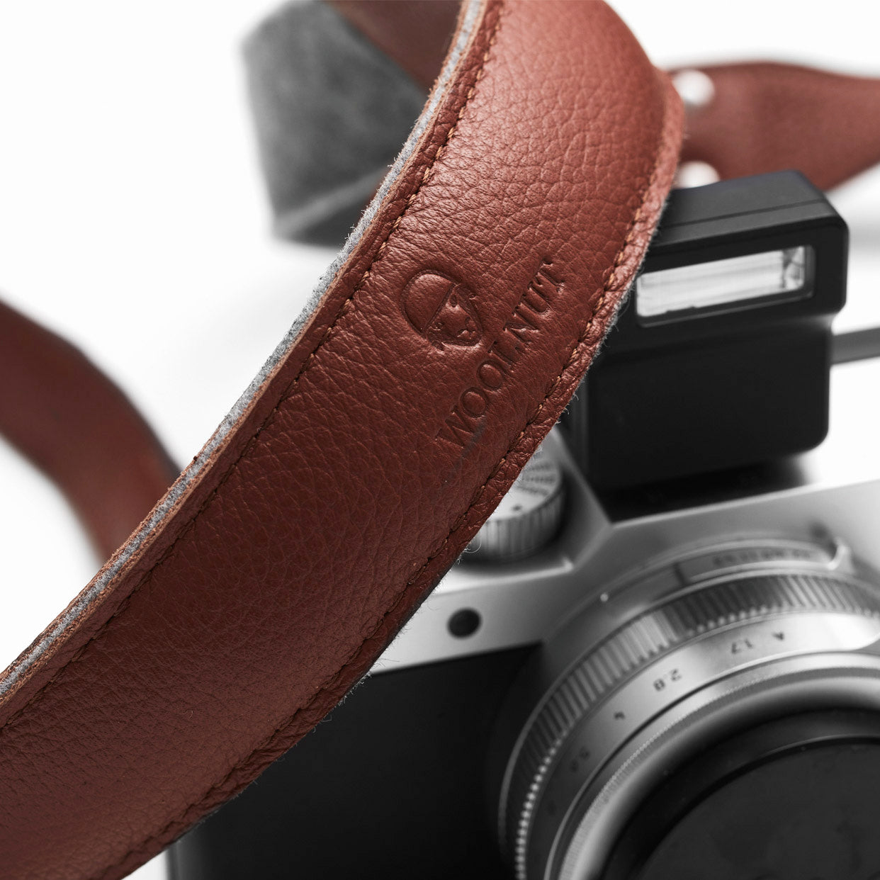 Leather Camera Strap - Scandinavian Leather & Wool Felt