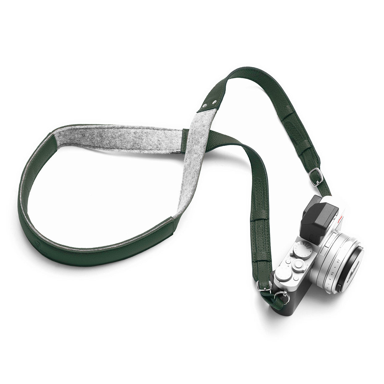 Leather Camera Strap - Scandinavian Leather & Wool Felt