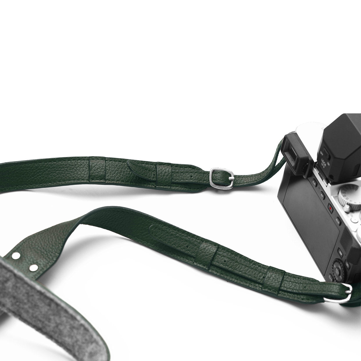 Leather Camera Strap - Scandinavian Leather & Wool Felt