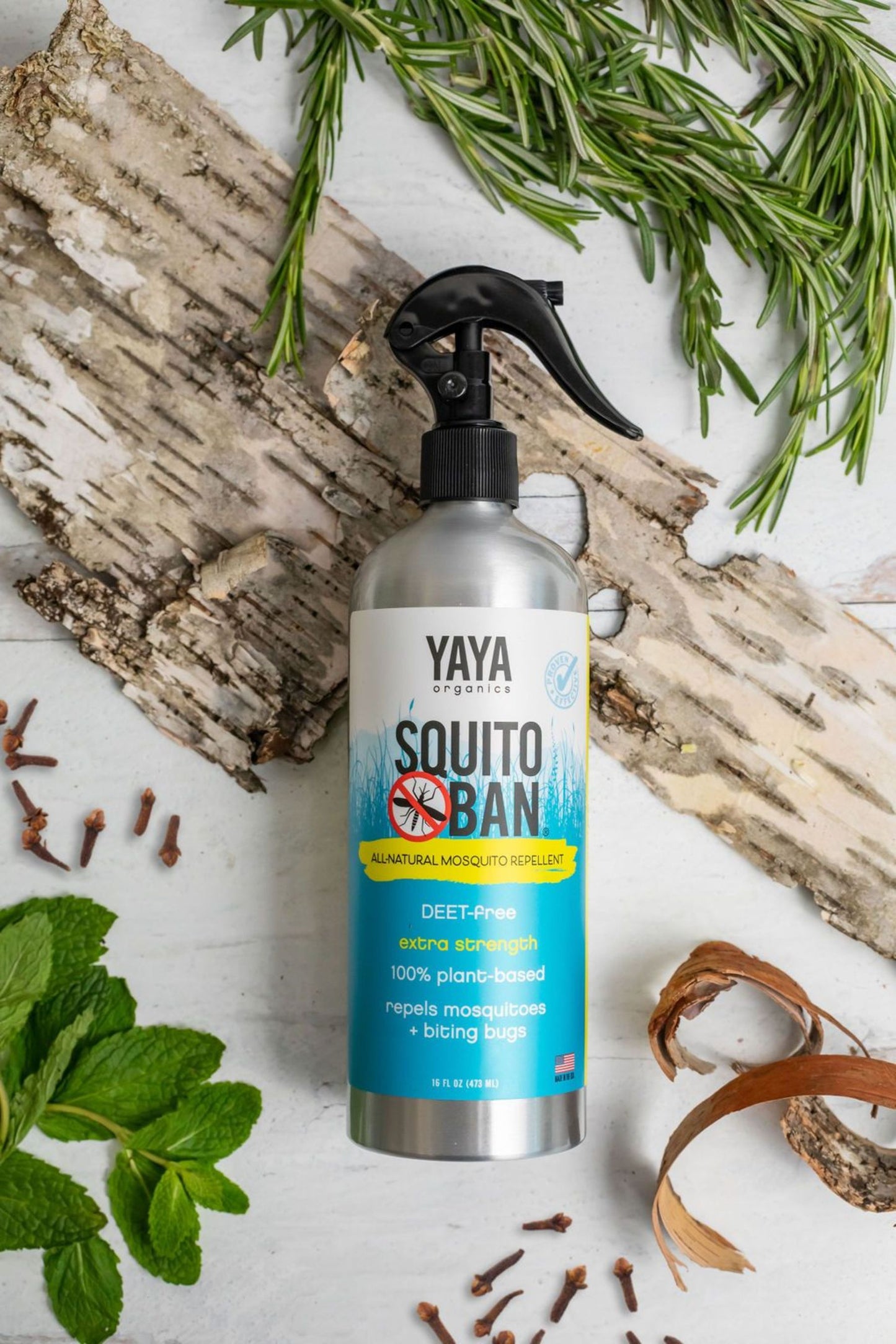 SQUITO BAN All-Natural Mosquito Repellent 16 oz
