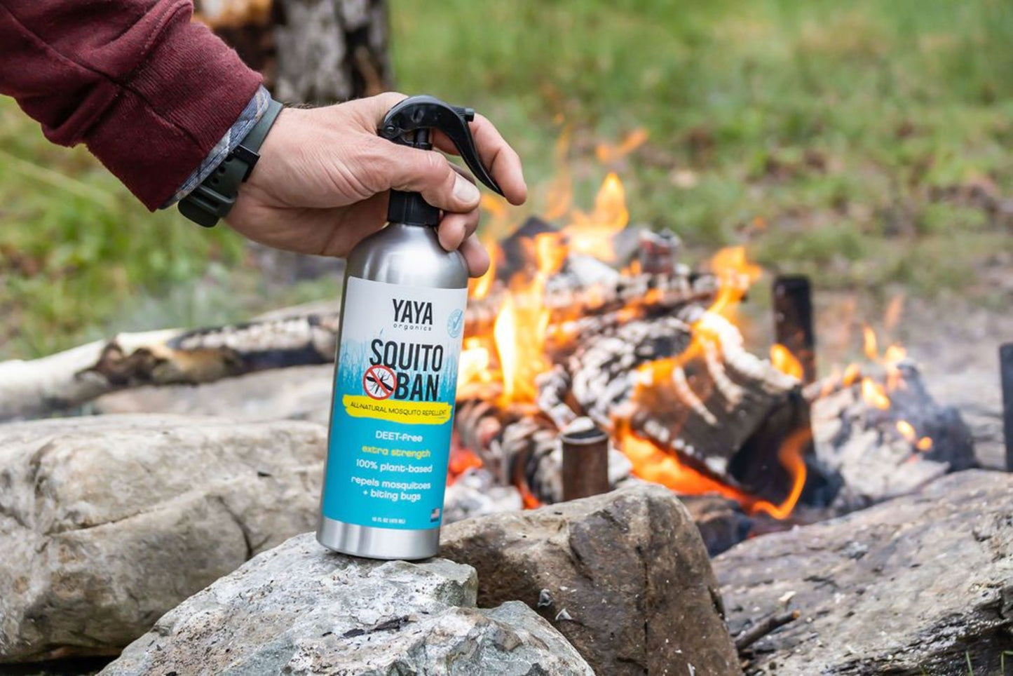 SQUITO BAN All-Natural Mosquito Repellent 16 oz